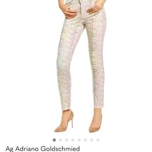 AG Adriano Goldschmied Pastel Patterned Jeans